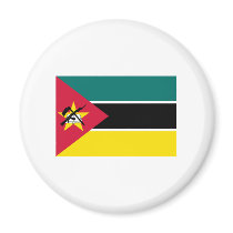Mozambique FLAG International magnets by flagshirt Mozambique FLAG International magnets
