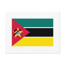 Mozambique FLAG International postcards by flagshirt Mozambique FLAG International postcards