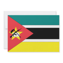 Mozambique Flag invitations by flagshirts Mozambique Flag invitations