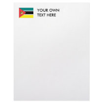 Mozambique Flag Letterhead