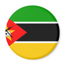 Mozambique Flag magnets by coolcountry Mozambique Flag magnets