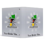 Mozambique Flag Map 2.0 3 Ring Binder