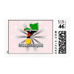 Mozambique Flag Map 2.0 Postage