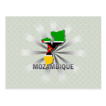 Mozambique Flag Map 2.0 Postcards