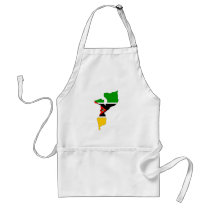Mozambique flag map aprons