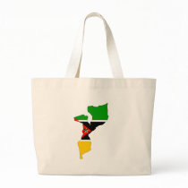 Mozambique flag map bags by FlagStore Mozambique flag map bags