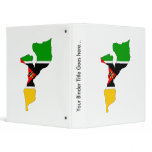 Mozambique Flag Map full size 3 Ring Binders