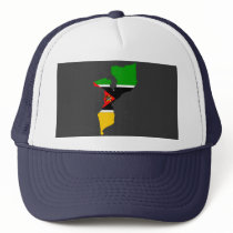 Mozambique flag map hats by FlagStore Mozambique flag map hats