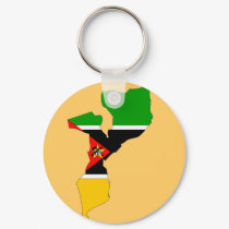 Mozambique flag map keychains by FlagStore Mozambique flag map keychains