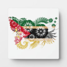Mozambique Flag Plaque