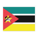 Mozambique Flag postcards