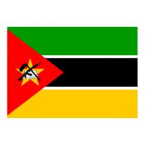 Mozambique Flag posters by coolcountry Mozambique Flag posters