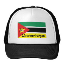 Mozambique flag souvenir hat