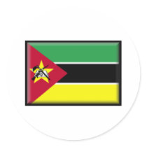 Mozambique Flag stickers by jacinto888 Mozambique Flag stickers