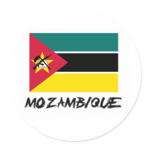 Mozambique Flag stickers by flagshirt Mozambique Flag stickers