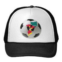 Mozambique football soccer hats