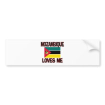 Mozambique Loves Me bumper stickers by flagshirt Mozambique Loves Me bumper stickers