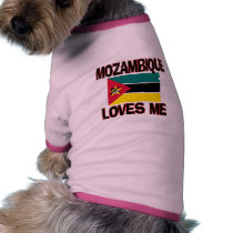 Mozambique Loves Me pet clothing by flagshirt Mozambique Loves Me pet clothing