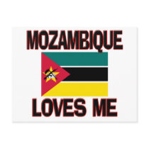 Mozambique Loves Me postcards by flagshirt Mozambique Loves Me postcards
