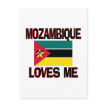 Mozambique Loves Me postcards by flagshirt Mozambique Loves Me postcards