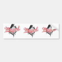 Mozart - Austrian Composer Musician Bumper Stickers