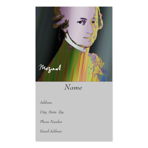 Mozart Business Card