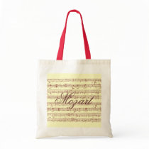 Mozart Gavotte - Budget Tote bags by bontondesigns Mozart Gavotte - Budget Tote bags