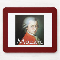 Mozart gifts for music lovers mousepads