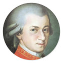 Mozart gifts for music lovers stickers by gailg1957 Mozart gifts for music lovers stickers