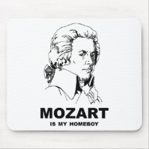 Mozart Is My Homeboy mousepads