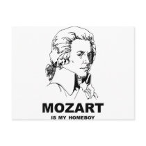 Mozart Is My Homeboy postcards