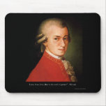 Mozart "Love Love Love" Quote Gifts & Collectibles mousepads