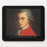 Mozart "Love Love Love" Quote Gifts & Collectibles mousepads