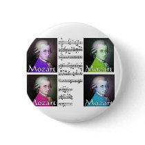 Mozart Lovers Gifts buttons by gailg1957 Mozart Lovers Gifts buttons