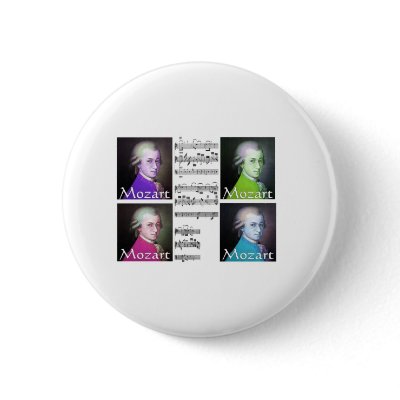 Mozart Lovers Gifts Pin by gailg1957