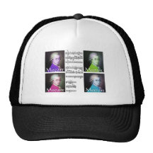 Mozart Lovers Gifts Hat