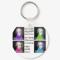 Mozart Lovers Gifts keychains by gailg1957 Mozart Lovers Gifts keychains
