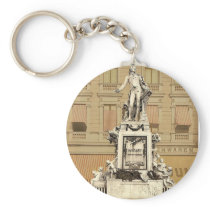 Mozart Monument, Vienna, Austro-Hungary magnificen Key Chains