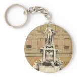 Mozart Monument, Vienna, Austro-Hungary magnificen Key Chains