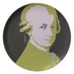 Mozart Plate by Leslie Harlow plates