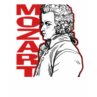 Mozart t-shirts