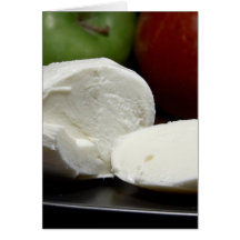 Mozzarella Cheese Greeting Card