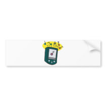 mp3 player design bumper stickers by geekme mp3 player design bumper stickers