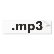 mp3 products & designs! bumper stickers by campagnaa mp3 products & designs! bumper stickers