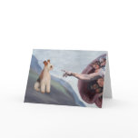 MP-God's Wire Fox Terrier (M) Greeting Cards