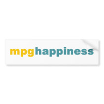 MPG Glück Bumper Sticker autoaufkleber