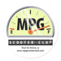 MPG Scooter Club Stickers by MPG_Scooter_Club MPG Scooter Club Stickers