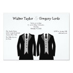 Mr and Mr Gay Wedding Invitation Mr and Mr Gay Wedding Invitation