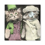 Mr and Mrs Cat Magnet