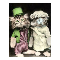 Mr and Mrs Cat posters by TNMgraphics Mr and Mrs Cat posters